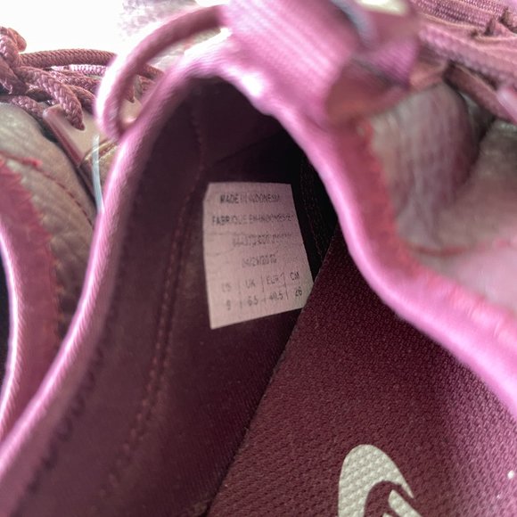 Nike Running Shoes - Custom Rhinestone - Maroon - Picture 8 of 9